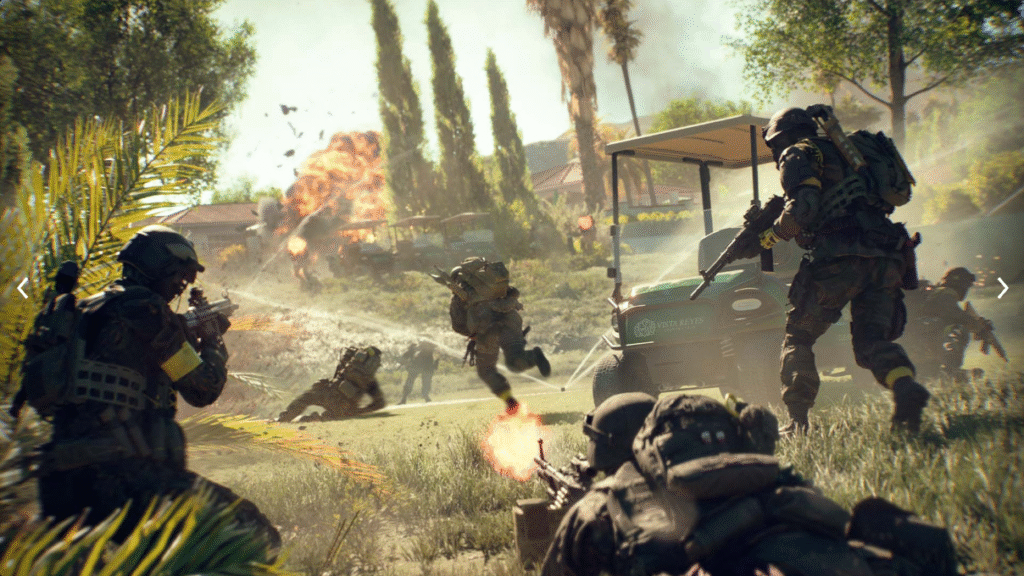 Team of soldiers in Battlefield 6